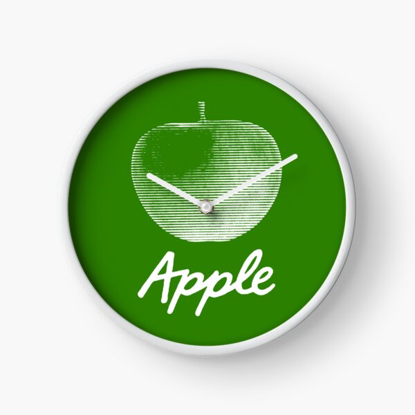 Apple Retro Logo Clocks for Sale | Redbubble