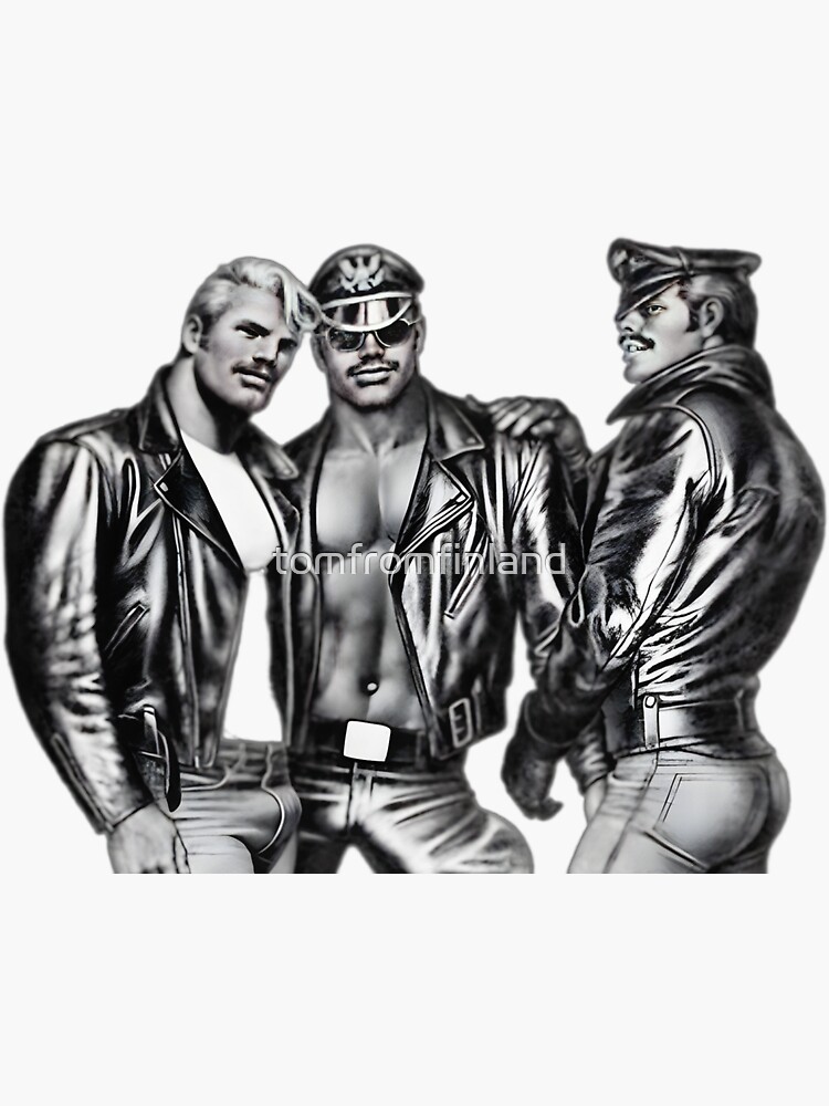 Tom Of Finland Sticker For Sale By Tomfromfinland Redbubble 3863