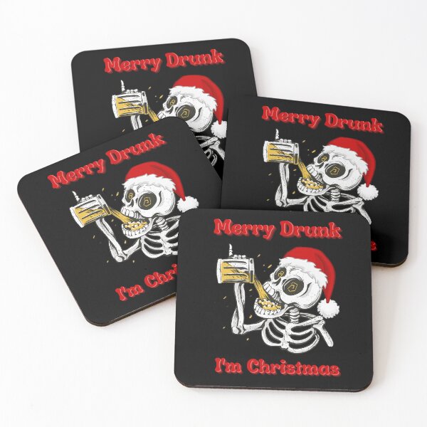 Item preview, Merry Drunk I'm Christmas -  Drunk Skeleton designed and sold by Georgy09.