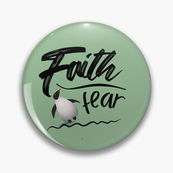Item preview, Penguin: Faith Over Fear designed and sold by Gina Jenkins.