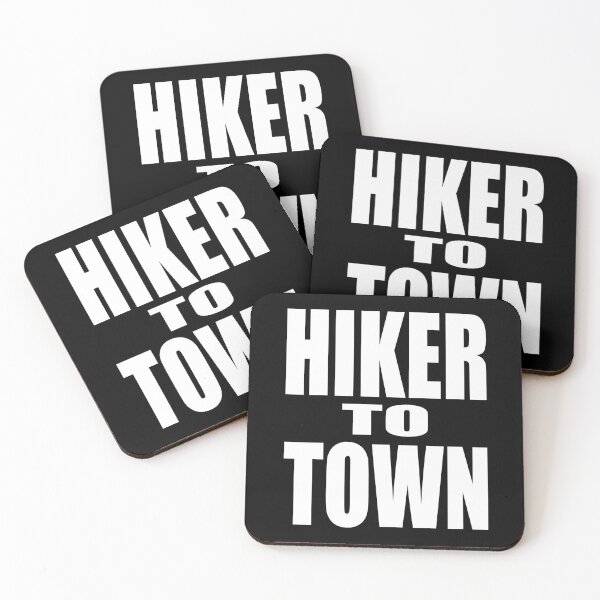 Item preview, HIKER TO TOWN Backpacking Hiking Hitchhiking Bold Design designed and sold by PuddleMart.