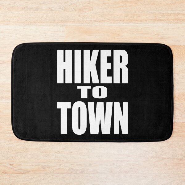 Item preview, HIKER TO TOWN Backpacking Hiking Hitchhiking Bold Design designed and sold by PuddleMart.