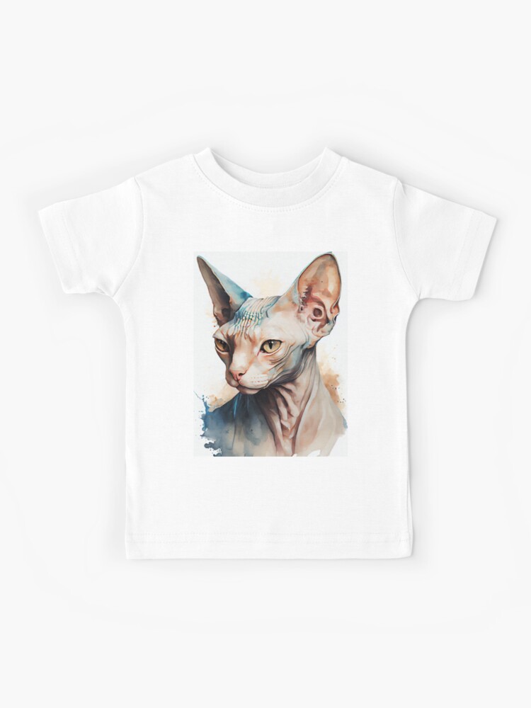 Scottish Fold Cat V2 - Watercolor paint Kids T-Shirt for Sale by