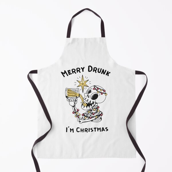 Item preview,  Merry Drunk I'm Christmas -   Skeleton drinking beer designed and sold by Georgy09.