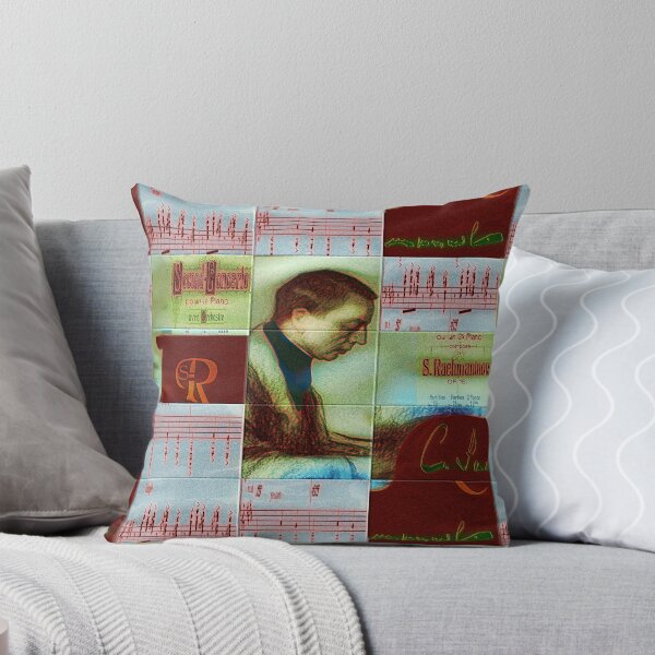 Item preview,  AMAZING PAINTING ABSTRACT PORTRAIT OF SERGEI RACHMANINOFF PIANIST MUSICIAN COMPOSER - CLASSICAL MUSIC SCORE - PATCHWORK SIGNATURE designed and sold by Ralek.