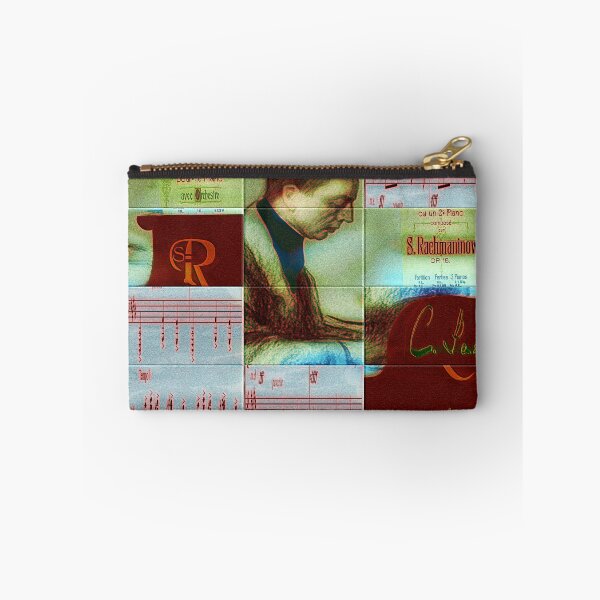 Item preview,  AMAZING PAINTING ABSTRACT PORTRAIT OF SERGEI RACHMANINOFF PIANIST MUSICIAN COMPOSER - CLASSICAL MUSIC SCORE - PATCHWORK SIGNATURE designed and sold by Ralek.