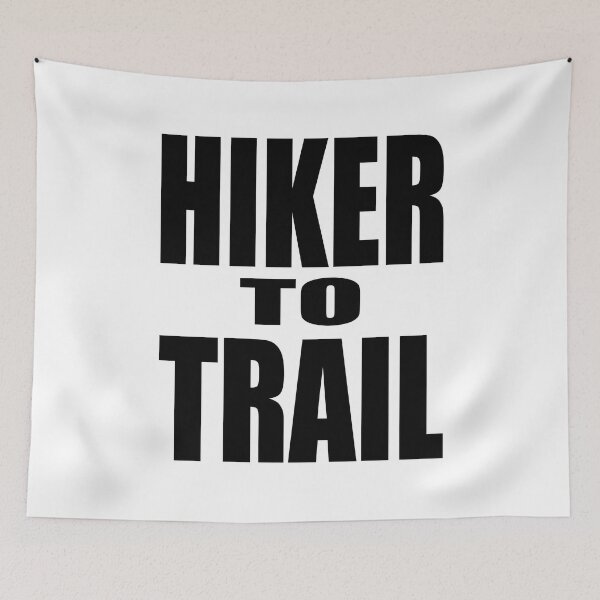 Item preview, HIKER TO TRAIL Backpacking Hiking Hitchhiking Bold Design designed and sold by PuddleMart.