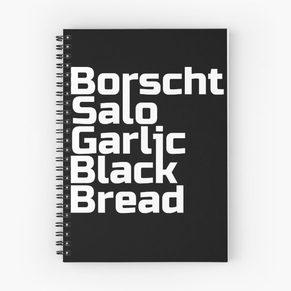 Item preview, Borscht Salo Garlic & Black Bread - Funny Sarcastic Ukrainian Food Gift designed and sold by r-silver.