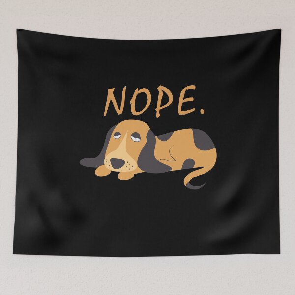 Item preview, Nope Lazy Dog  designed and sold by BUBLTEES.