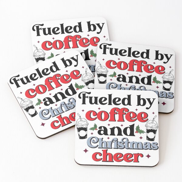Item preview, Fueled by coffee and christmas cheer Christmas designed and sold by fahimtshirt.