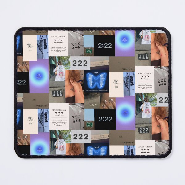 Item preview, 222 angel number aesthetic collage designed and sold by morgananjos.