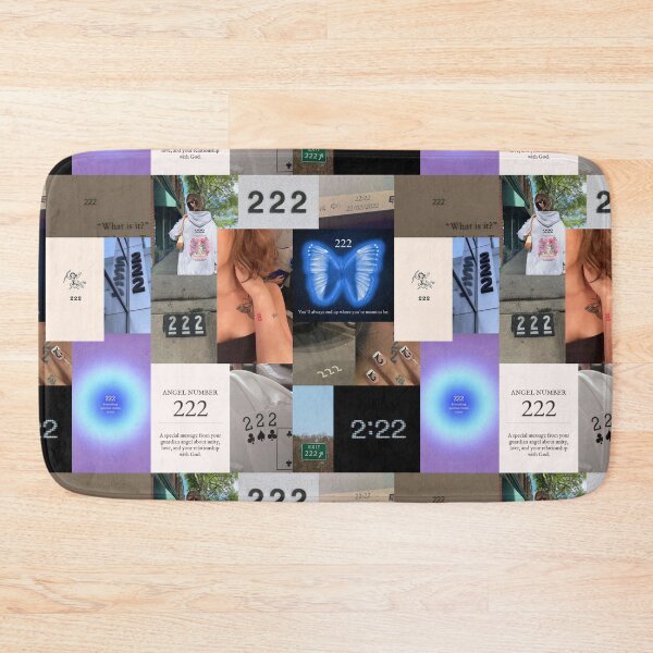 Item preview, 222 angel number aesthetic collage designed and sold by morgananjos.