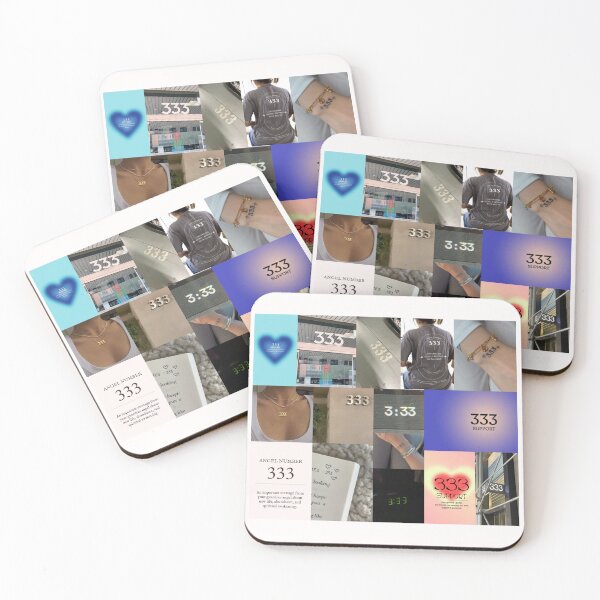 Item preview, 333 angel number aesthetic collage designed and sold by morgananjos.