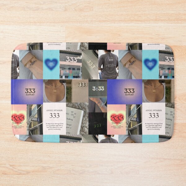 Item preview, 333 angel number aesthetic collage designed and sold by morgananjos.