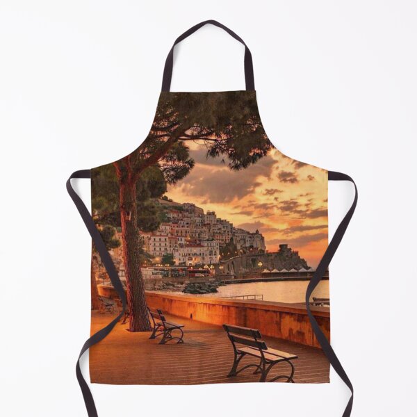 Item preview, Amalfi Coast Poster designed and sold by Teetans.