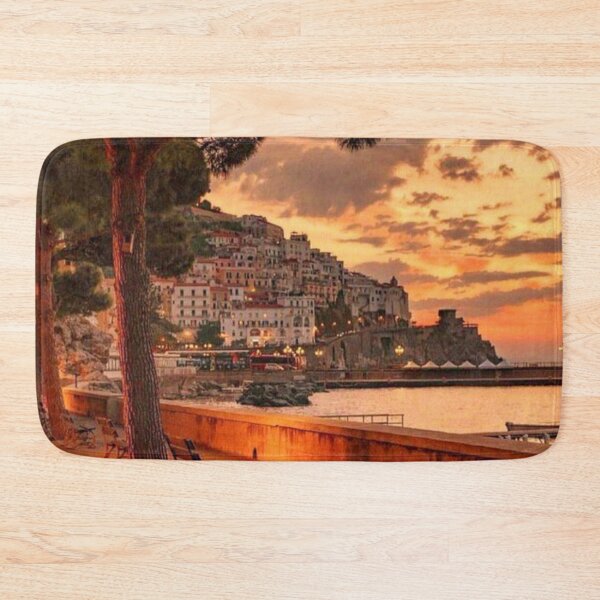 Item preview, Amalfi Coast Poster designed and sold by Teetans.
