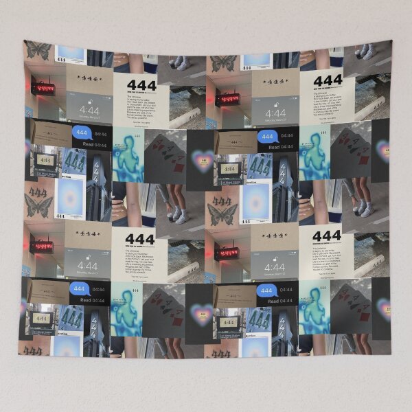 Item preview, 444 angel number aesthetic collage designed and sold by morgananjos.