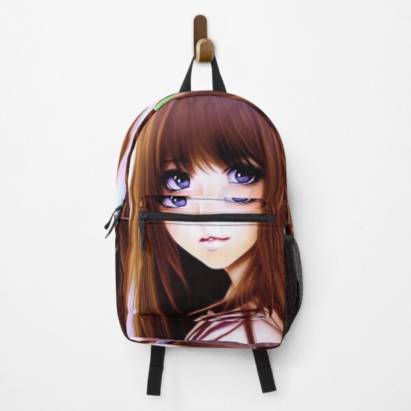 Item preview, Manga Girl, Brunette Manga Girl, Brown Hair Manga Girl, Manga Gifts designed and sold by happiness1000.