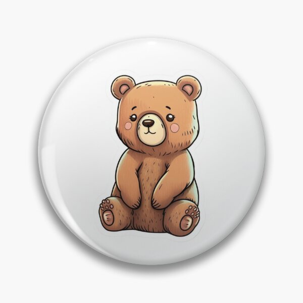 Item preview, Cute Bear Sticker designed and sold by CosyBubble.