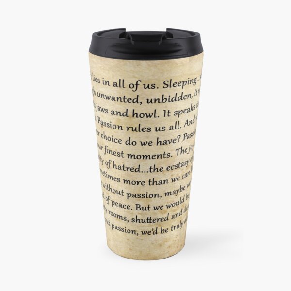 Buffy Passion Quote Travel Mug