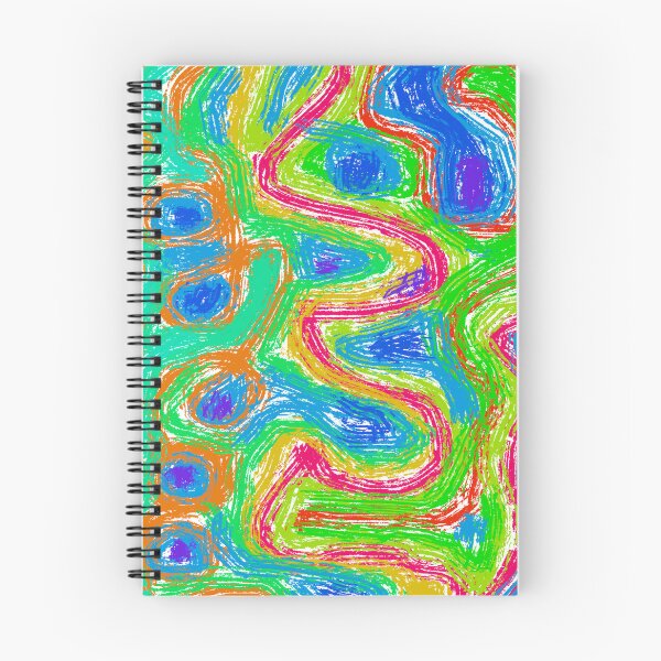 Item preview, Abstract Squiggly Line Painting designed and sold by Usagicollection.