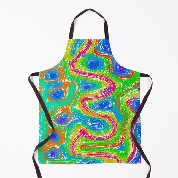 Item preview, Abstract Squiggly Line Painting designed and sold by Usagicollection.