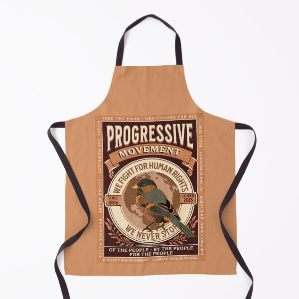 Artikelvorschau, PMD00111 Progressive Movement Designs zeitloser Vintage-Vogel auf kaffeefarbenem Design für Progressive entworfen und verkauft von ProgressiveLeft.