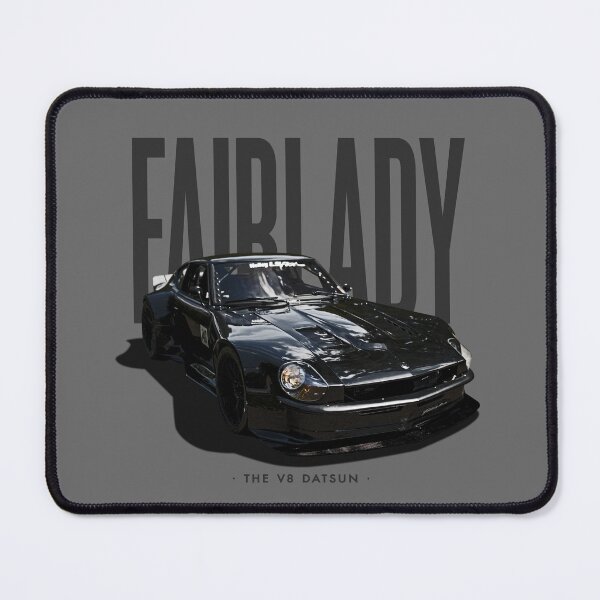 Item preview, FAIRLADY Z06 - THE V8 DATSUN - Black on Grey designed and sold by boltjesdesign.