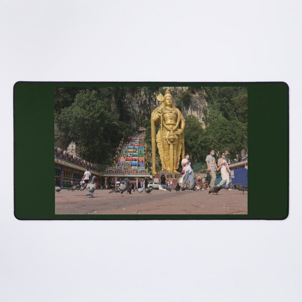 Item preview, Lord Murugan statue and stairs to the Batu Caves temple designed and sold by kall3bu.