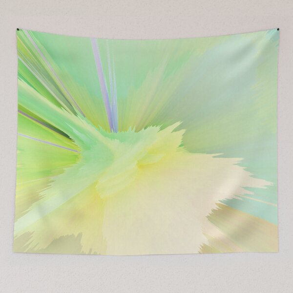 Item preview, Spring Green and Yellow Pastels Fresh Splash of Spring Abstract 2 of 4 designed and sold by Beachy.