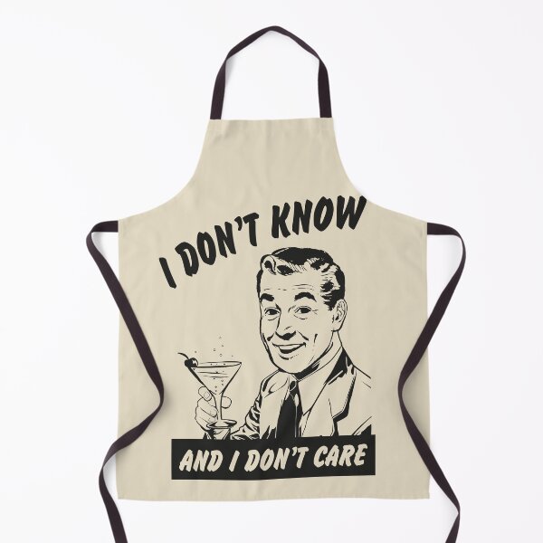 Item preview, I don't know and I don't care vintage poster designed and sold by VinagreShop.