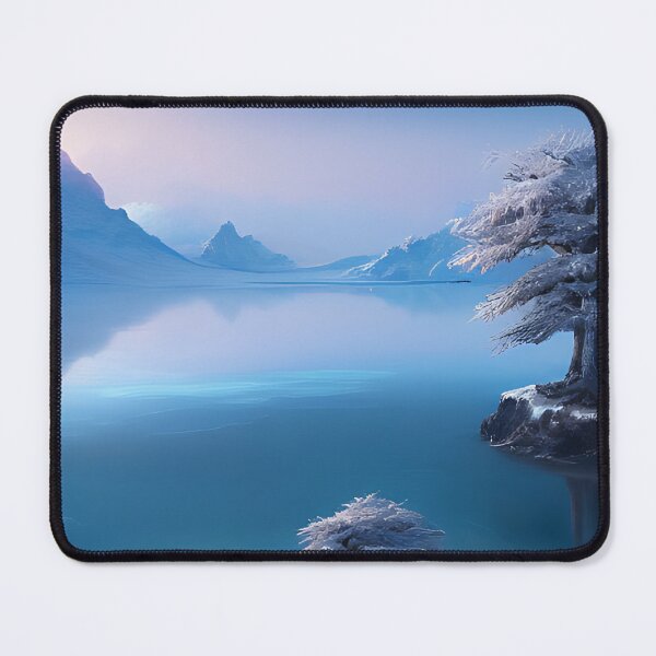 Item preview, Winter landscape with mountains designed and sold by ArtificialCraft.