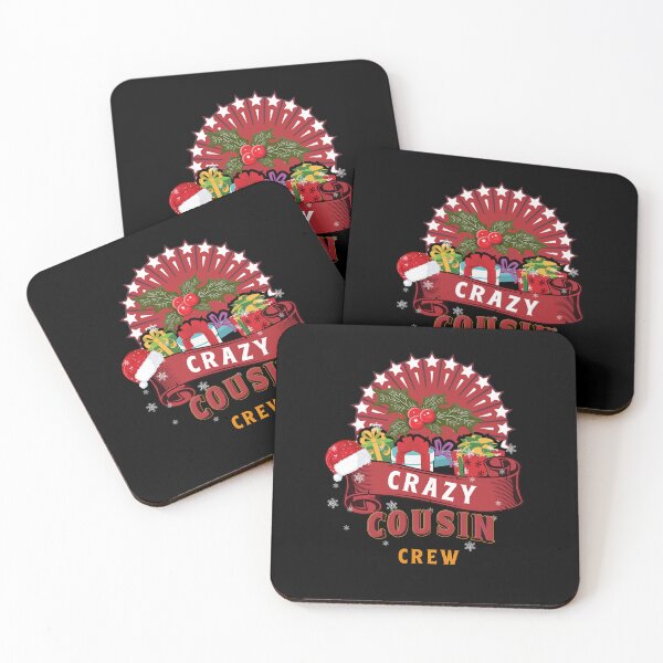 Aperçu de l'œuvre Crazy Cousin Crew Réunion de Noël Family Squad créée et vendue par HomeCoquette.