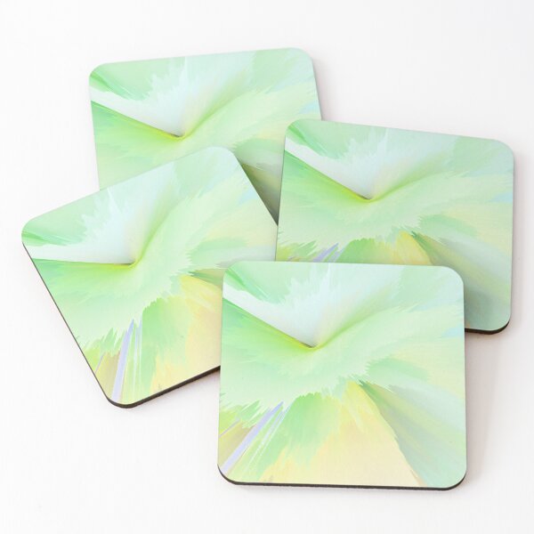 Item preview, Spring Green and Yellow Pastels Fresh Splash of Spring Abstract 3 of 4 designed and sold by Beachy.