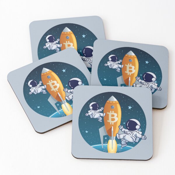Item preview, Crypto Bitcoin rocket - to the moon designed and sold by Crypmetal.