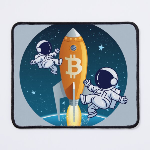 Item preview, Crypto Bitcoin rocket - to the moon designed and sold by Crypmetal.