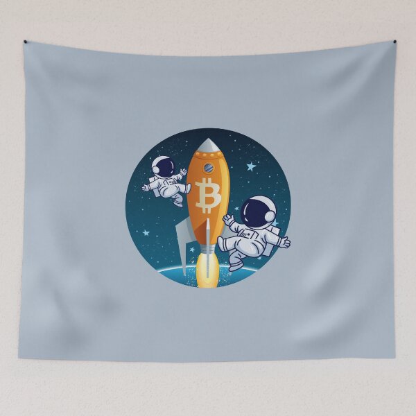 Item preview, Crypto Bitcoin rocket - to the moon designed and sold by Crypmetal.