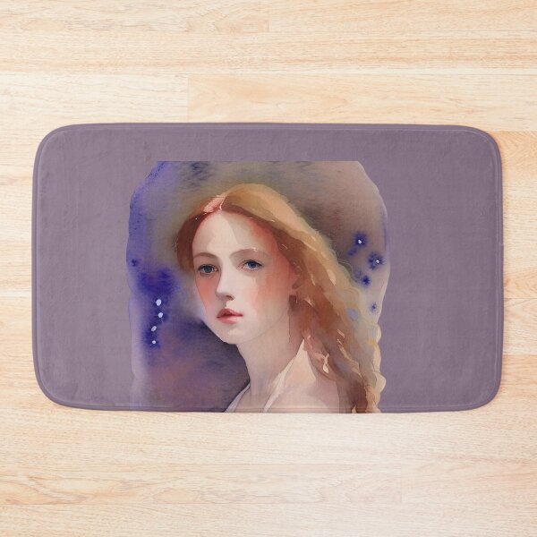 Item preview, Watercolor Vintage portrait of a girl, original female art, vintage female portrait,  Portrait painting woman, Vintage fine art painting designed and sold by Artsareus.