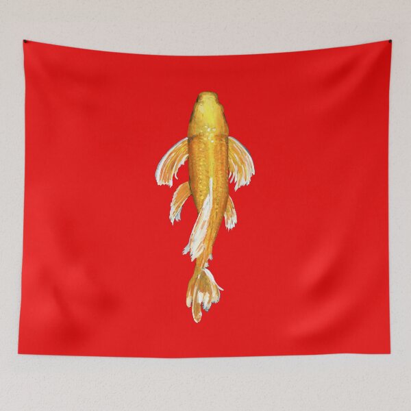 Item preview, Golden Koi || Watercolor Art by Sulazen designed and sold by SULAZEN.