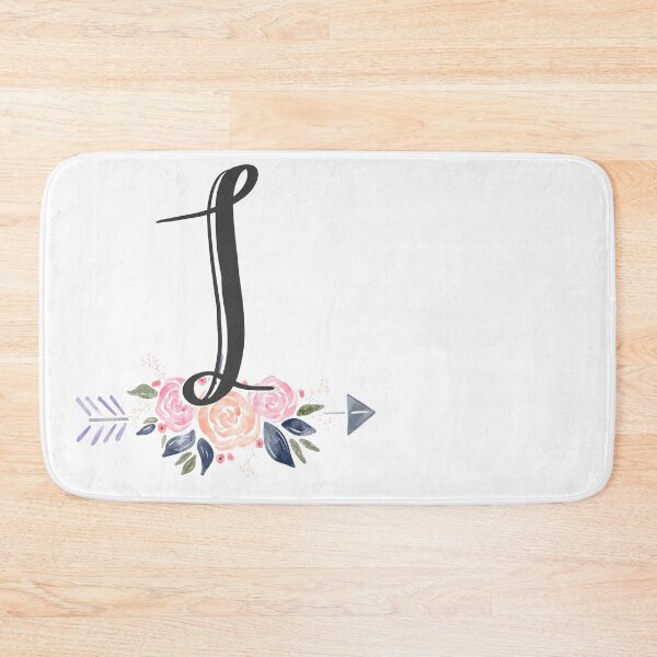 Item preview, Letter I Monogram Watercolor Roses designed and sold by MandyRosko.