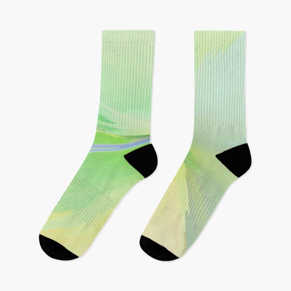 Item preview, Spring Green and Yellow Pastels Fresh Splash of Spring Abstract 4 of 4 designed and sold by Beachy.