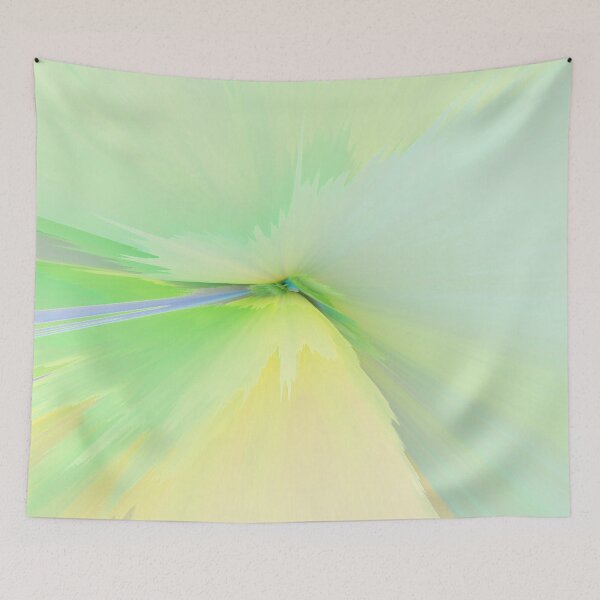 Item preview, Spring Green and Yellow Pastels Fresh Splash of Spring Abstract 4 of 4 designed and sold by Beachy.