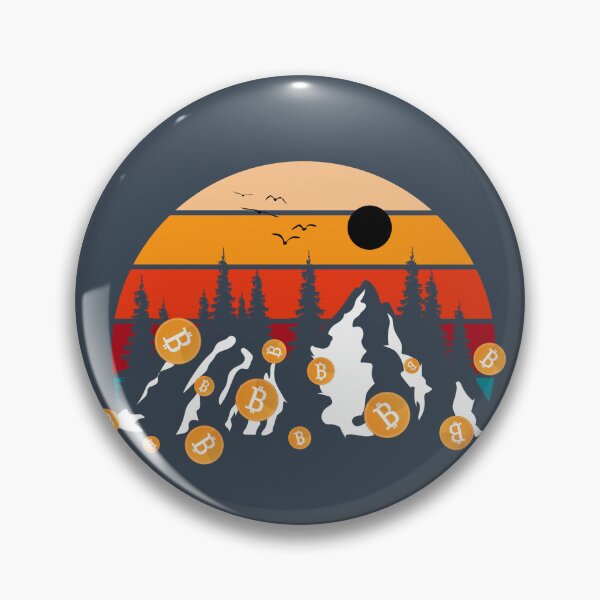 Item preview, Crypto Bitcoin sunset- to the moon designed and sold by Crypmetal.