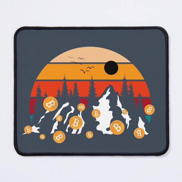 Item preview, Crypto Bitcoin sunset- to the moon designed and sold by Crypmetal.