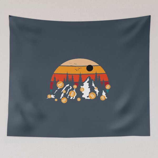 Item preview, Crypto Bitcoin sunset- to the moon designed and sold by Crypmetal.