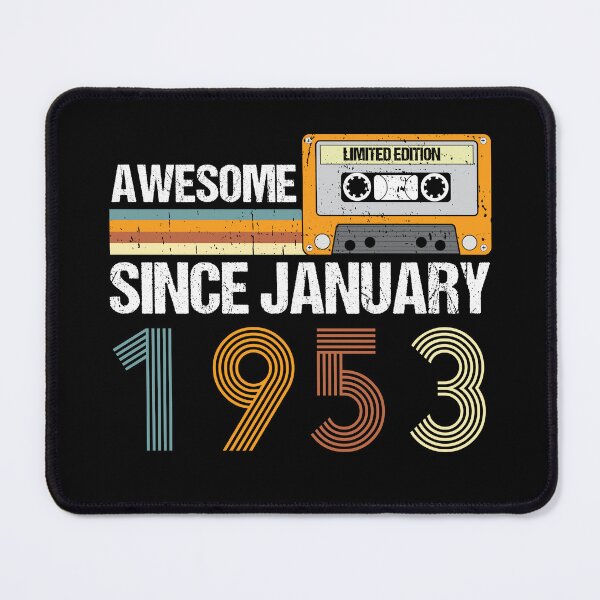 Item preview, Awesome Since January 1953 | 70th Birthday Gifts | 70 Years Old Gifts designed and sold by AMINE ★★★★★.