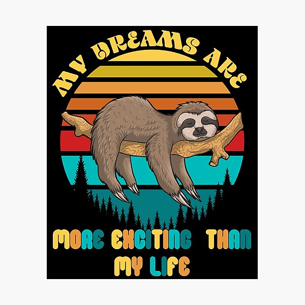 Item preview, My Dreams Are More Exciting Than My Life designed and sold by RockBeeDesigns.