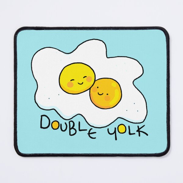 Item preview, Double Yolk Egg Lovers - Blue designed and sold by doodledate.