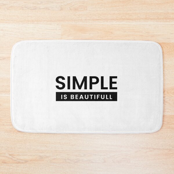 Item preview, Simple is Beautifull White designed and sold by derendesign.