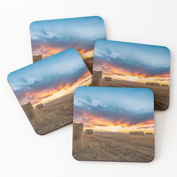 Item preview, Big Bale Sunset designed and sold by Elevated Imaging .